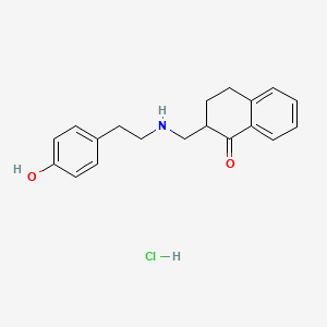 Chemical structure of HEAT hydrochloride