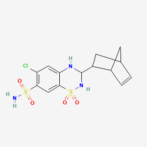 Chemical structure of Cyclothiazide