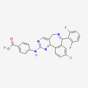 Chemical structure of MLN8054
