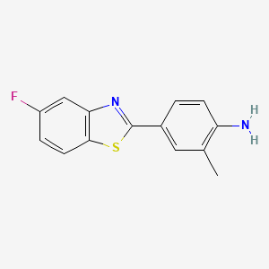 Chemical structure of 5-fluoro 203
