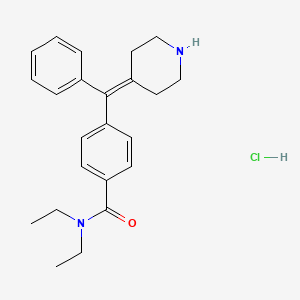 Chemical structure of AR-M 1000390 hydrochloride