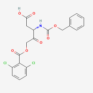 Chemical structure of Z-Asp-CH2-DCB