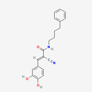 Chemical structure of AG 556