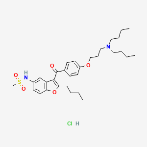 Chemical structure of Dronedarone HCl