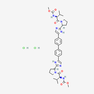 Chemical structure of Daclatasvir dihydrochloride