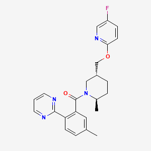 Chemical structure of MK 6096