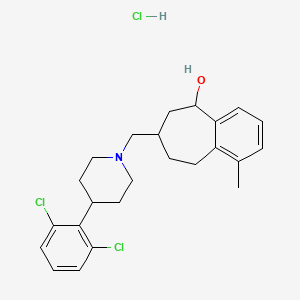 Chemical structure of SB 612111 hydrochloride