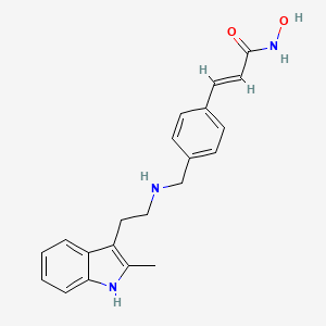 Chemical structure of Panobinostat