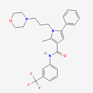 Chemical structure of HC 067047