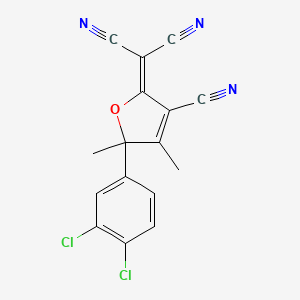 Chemical structure of YE 120