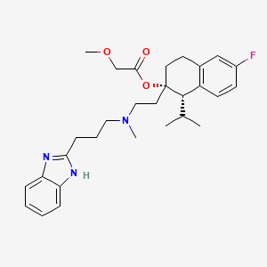 Chemical structure of Mibefradil