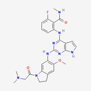 Chemical structure of GSK1838705A