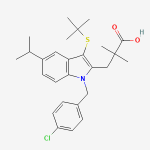Chemical structure of MK 886