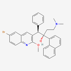 Chemical structure of Bedaquiline