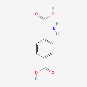 Chemical structure of (RS)-MCPG