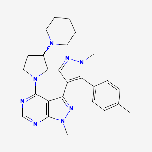 Chemical structure of PF-4981517