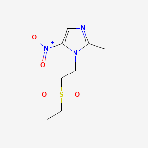 Chemical structure of Tinidazole