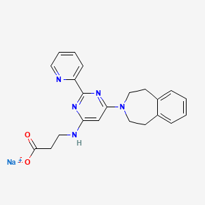 Chemical structure of GSK-J1SodiumSalt
