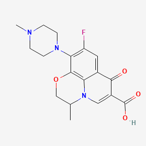 Chemical structure of Ofloxacin