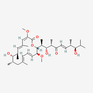 Chemical structure of Bafilomycin D
