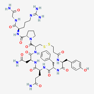 Chemical structure of Desmopressin