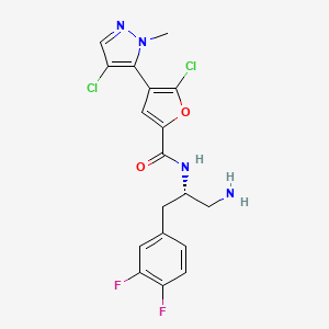 Chemical structure of GSK2141795