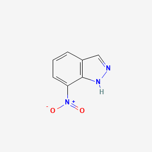 Chemical structure of 7-Nitroindazole