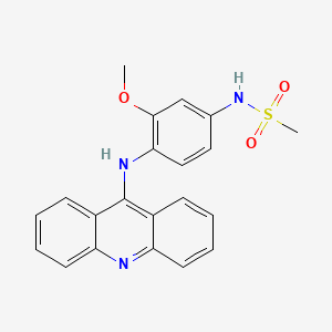 Chemical structure of Amsacrine