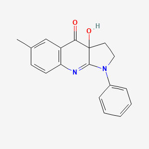 Chemical structure of (±)-Blebbistatin
