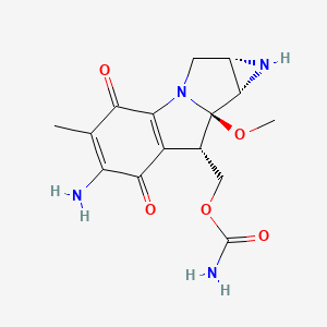 Chemical structure of Mitomycin C