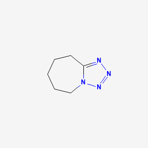 Chemical structure of Pentylenetetrazole