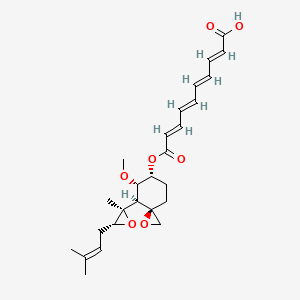 Chemical structure of Fumagillin