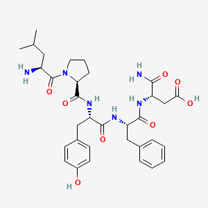 Chemical structure of LPYFD-NH2