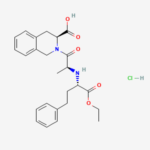Chemical structure of Quinapril HCl