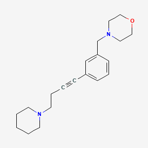 Chemical structure of JNJ 10181457 dihydrochloride