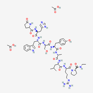 Chemical structure of Alarelin Acetate