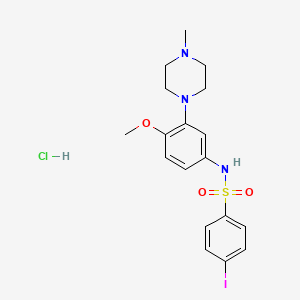 Chemical structure of SB 258585 hydrochloride
