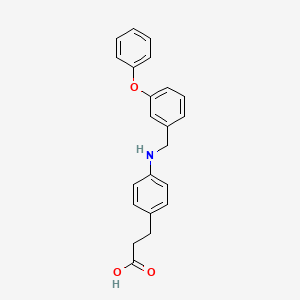 Chemical structure of GW9508
