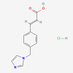 Chemical structure of Ozagrel HCl