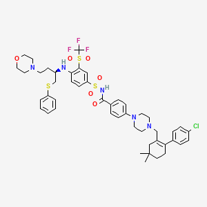 Chemical structure of ABT-263 (Navitoclax)
