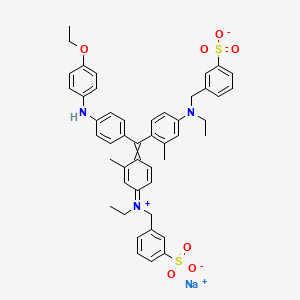 Chemical structure of C.I. Acid Blue 90