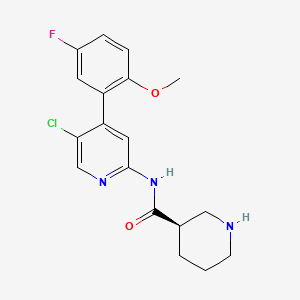 Chemical structure of CDK inhibitor II