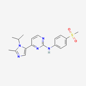 Chemical structure of AZD-5438
