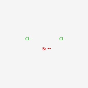 Chemical structure of Strontium chloride