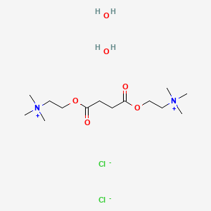 Chemical structure of Succinylcholine Chloride Dihydrate