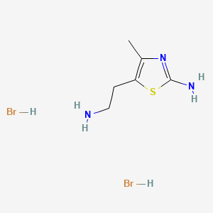 Chemical structure of Amthamine dihydrobromide