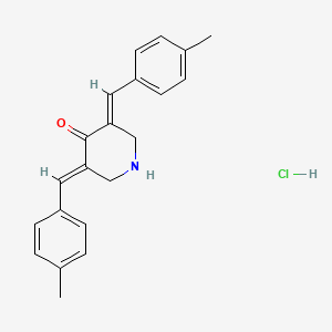 Chemical structure of NSC 632839 hydrochloride