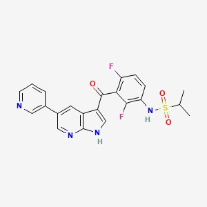 Chemical structure of BRAF inhibitor