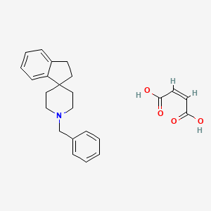 Chemical structure of L-693,403 maleate