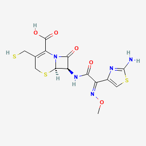 Chemical structure of Desfuroylceftiofur